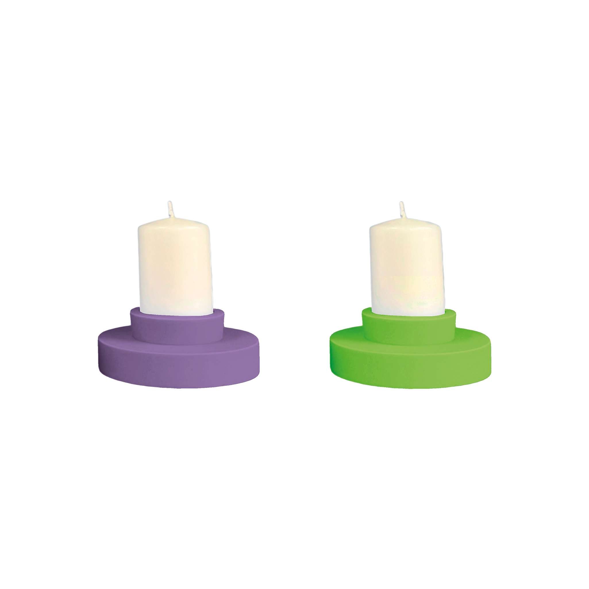 PORTER GREEN – FLIPP-L SILICONE CANDLE HOLDER - VIOLETTE & VERT